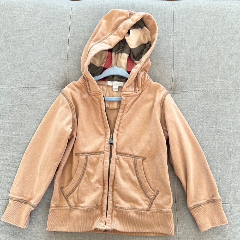 Burberry Toddler Hooded Sweater Size 4T